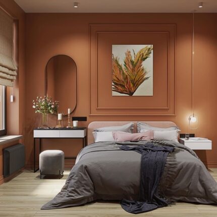 Velvet Upholstered Bed